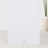 Is het niet raar... verjaardag gepersonaliseerd? kaart (Achterkant)