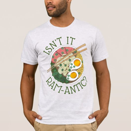 Is het niet roem-antische (Romantische) Ramen Nood T-shirt (Voorkant)