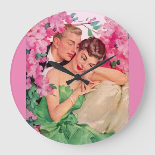 Is het niet romantisch? grote klok (Voorkant)