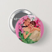 Is het niet romantisch? ronde button 5,7 cm (Voorkant /achterkant)
