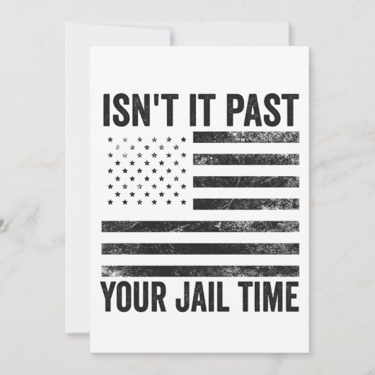 Is het niet voorbij je gevangenisstraf Amerikaanse Kaart (Voorkant)