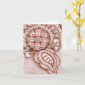 Is het Nieuwe Mamma van Congrats het een Damast Kaart (Gele Bloem)