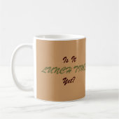 Is het nog een lange tijd? koffiemok (Links)