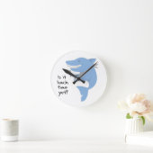 Is het nog een lange tijd? ronde klok (Huis)