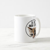 IS HET NOG GEDAAN? Kitten Face Coronavirus Koffiemok (Voorkant rechts)