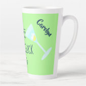 Is het nog geen gin o'clock - gepersonaliseerd latte mok (Rechts)