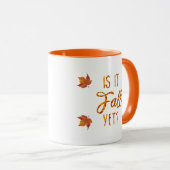 Is het nog Herfst? Funny Autumn Mok (Voorkant rechts)