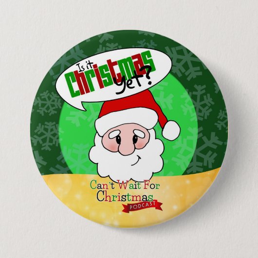 Is het nog Kerstmis? Ronde Button 7,6 Cm (Voorkant)