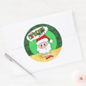 Is het nog Kerstmis? Ronde Sticker (Envelop)