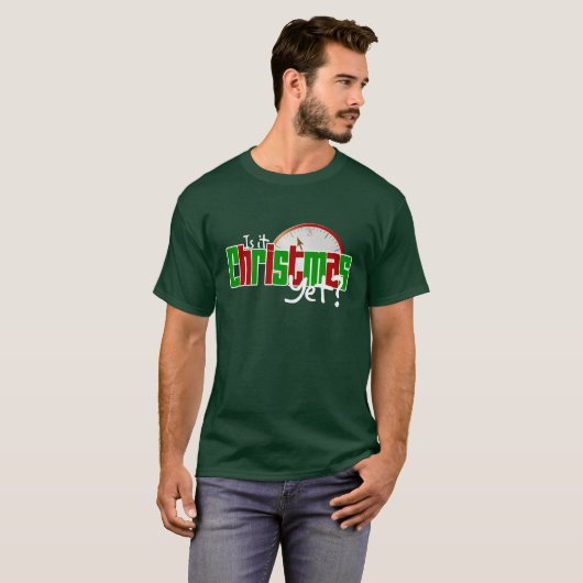 Is het nog Kerstmis? T-shirt (Voorkant volledig)