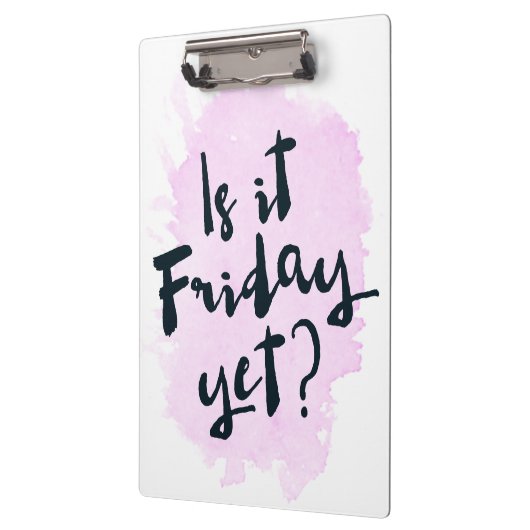 Is het nog vrijdag? Klembord (Links)