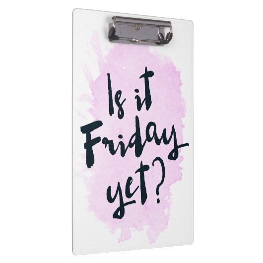 Is het nog vrijdag? Klembord (Rechts)