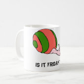 Is het nog vrijdag? Mok slak (Voorkant links)