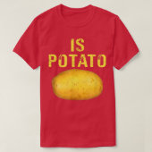 Is het shirt van aardappelen grappig, zoals te zie (Design voorkant)