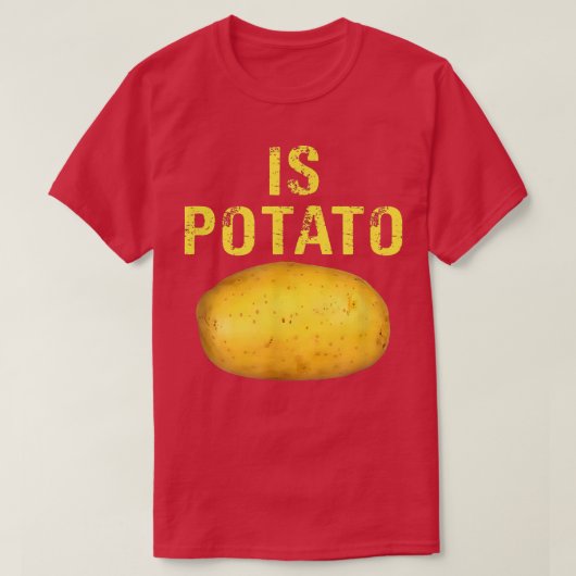 Is het shirt van aardappelen grappig, zoals te zie (Design voorkant)