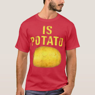 Is het shirt van aardappelen grappig, zoals te zie