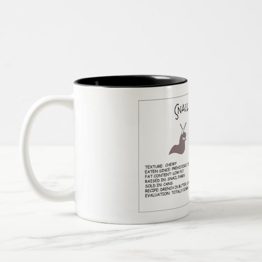 Is het Slak of is het Kale? Tweekleurige Koffiemok (Links)