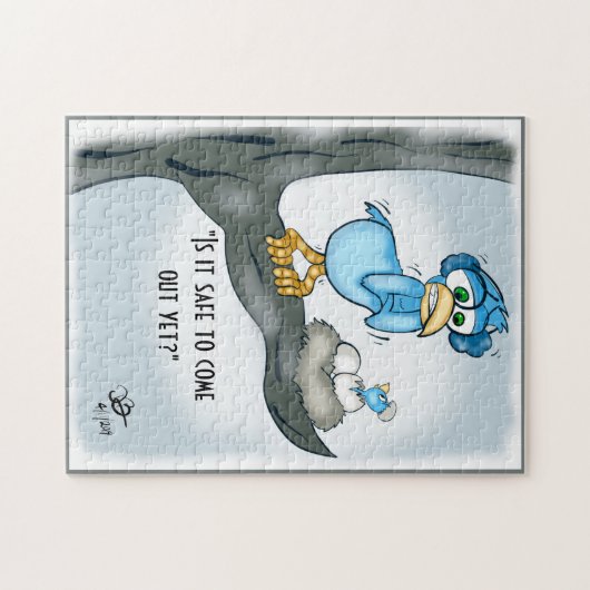 Is het sparen om uit Jigzaag Puzzle te komen? Legpuzzel (Horizontaal)