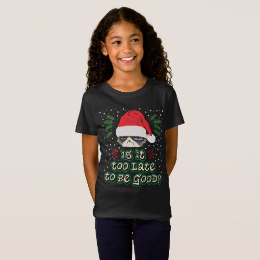 Is het te laat voor kerstmis? t-shirt (Voorkant volledig)