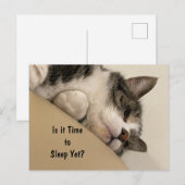 Is het tijd om te slapen Briefkaart? Briefkaart (Voorkant / Achterkant)