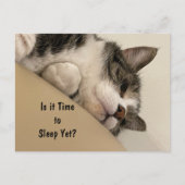 Is het tijd om te slapen Briefkaart? Briefkaart (Voorkant)
