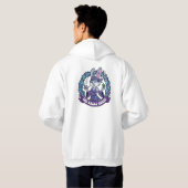 Is het tijd voor een hoestpauze? hoodie (Achterkant volledig)