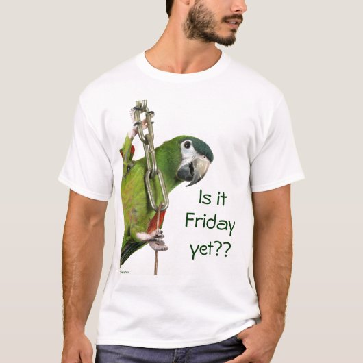 Is het vrijdag al? t-shirt (Voorkant)