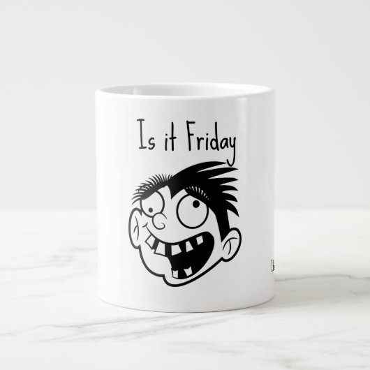 Is het vrijdag grote koffiekop (Voorkant)