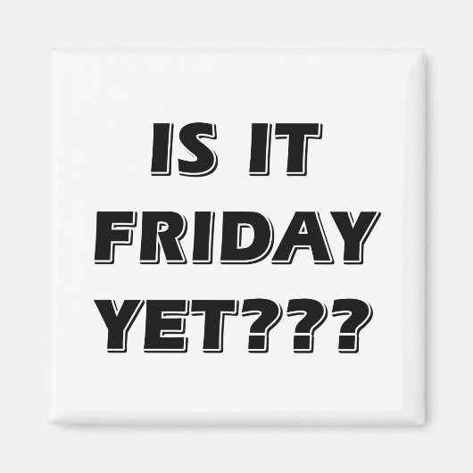 Is het vrijdag nog magneet (Voorkant)
