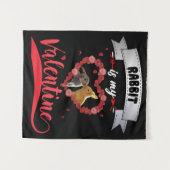 Is het Wine O' Clock, maar grappige cadeautjes voo Wandkleed (Voorkant (horizontaal))