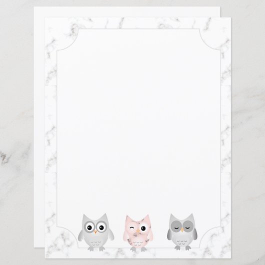 Is het witte Marmer Kijk Gecombineerd het Schrijve (Voorkant / Achterkant)