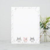 Is het witte Marmer Kijk Gecombineerd het Schrijve (Staand voorkant)