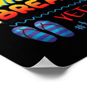 Is het zomerpauze, maar gelukkig op de laatste dag poster (Hoek)