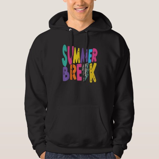 Is het zomerpauze nog de laatste dag van de school hoodie (Voorkant)