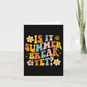 Is het zomerpauze nog de laatste dag van de school kaart
