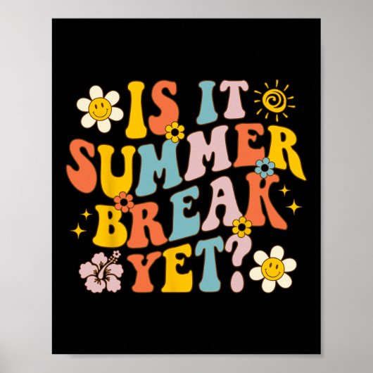 Is het zomerpauze nog de laatste dag van de school poster (Voorkant)
