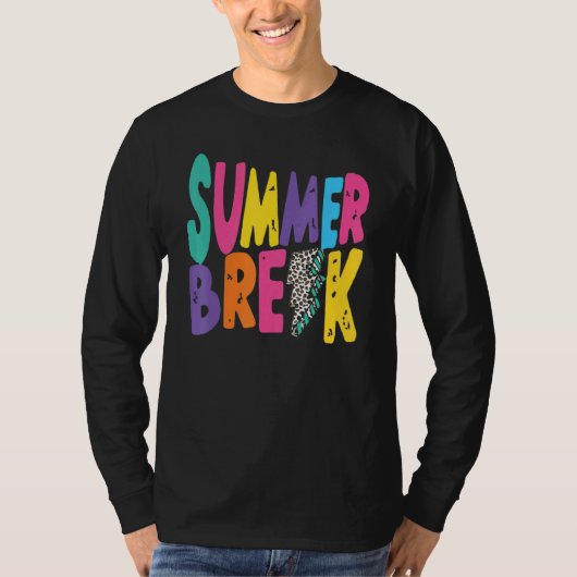 Is het zomerpauze nog de laatste dag van de school t-shirt (Voorkant)