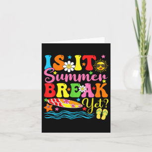 Is het zomervakantie en toch is de lerarenvakantie kaart