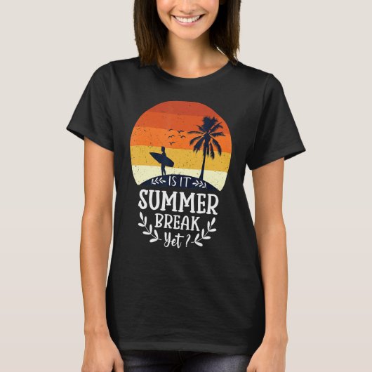 Is het zomervakantie nog 11 t-shirt (Voorkant)