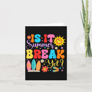 Is het zomervakantie nog leraar student laatste da kaart