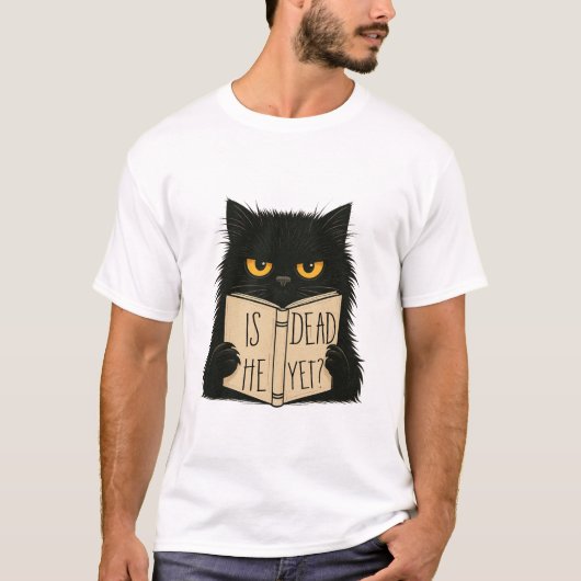 Is hij dood en sarcastisch grappig? t-shirt (Voorkant)