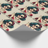 Is hij dood en toch grappig Gezegde Dark Humor Cadeaupapier (Hoek)