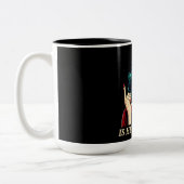 Is hij dood en toch grappig Gezegde Dark Humor  Tweekleurige Koffiemok (Links)