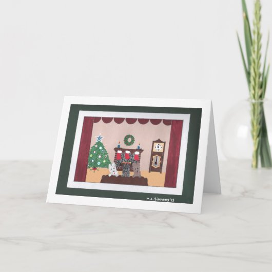 IS HIJ HIER NOG? FEESTDAGEN KAART (Voorkant)