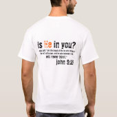 Is hij in jou? t-shirt (Achterkant)
