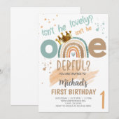 Is hij niet zo'n mooie, eenderige jongen verjaarda kaart (Voorkant / Achterkant)