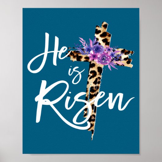 Is Hij Opgewekt Pasen Dag Jezus Poster (Voorkant)