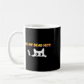 Is-hij-vintage-dood Cat Koffiemok (Links)