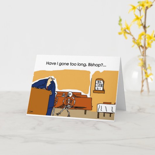 Is I, Bischop te lang gegaan? Kaart (Gele Bloem)