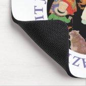 Is iedereen hier gek of ben ik het alleen? muismat (Hoek)